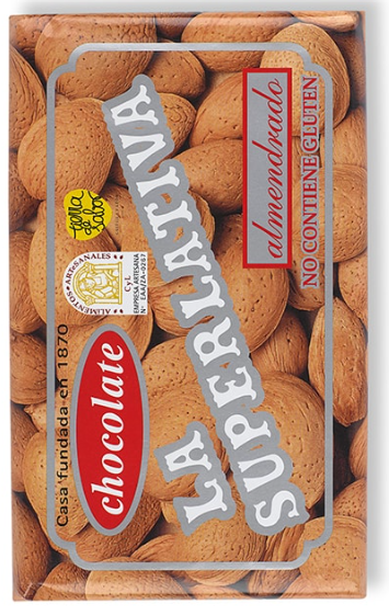 Chocolate extrafino con leche y almendras La Superlativa de Toro