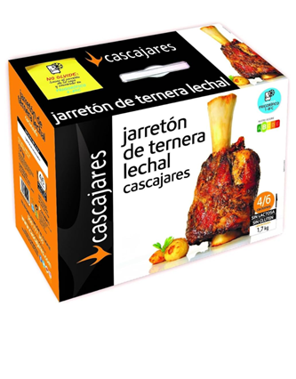 Jarretón de Ternera lechal asado Cascajares
