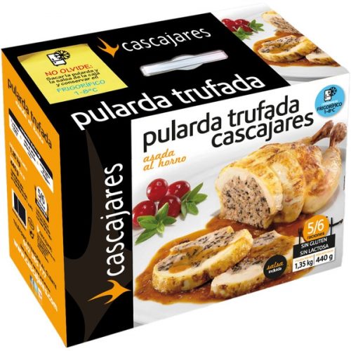 Pularda asada rellena Cascajares