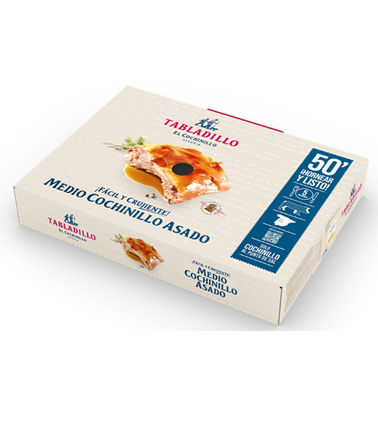 Cochinillo de Segovia asado medio Tabladillo