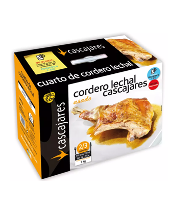 Cuarto de Cordero lechal asado Cascajares
