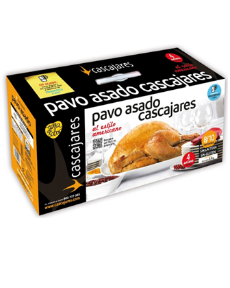 Pavo asado estilo americano Cascajares